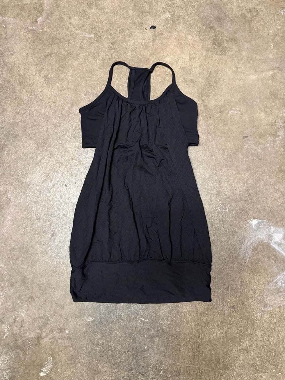Lululemon No Limits Tank Top with Built-In Sports Bra, Black, Size 4